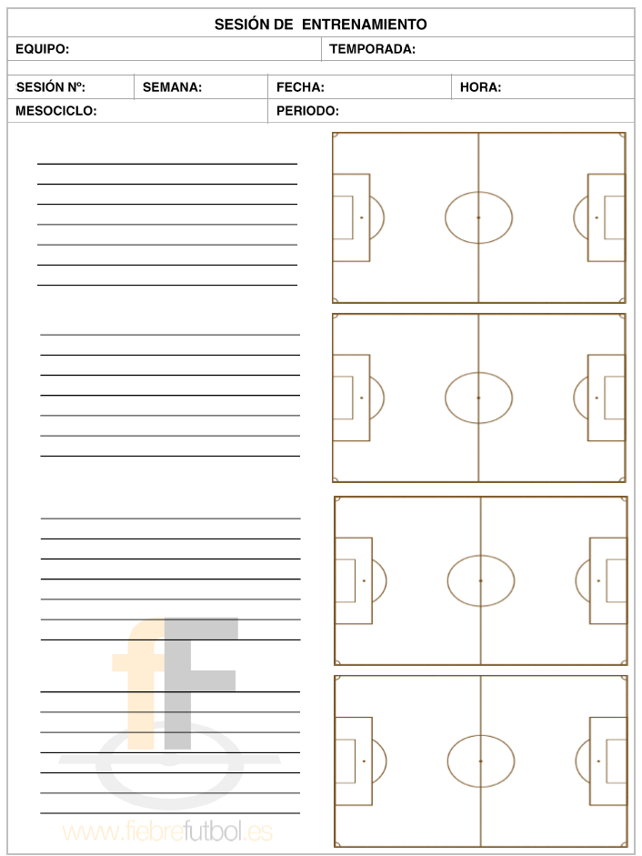 Sesiones de Entrenamiento de Fútbol: Hacer un Plan