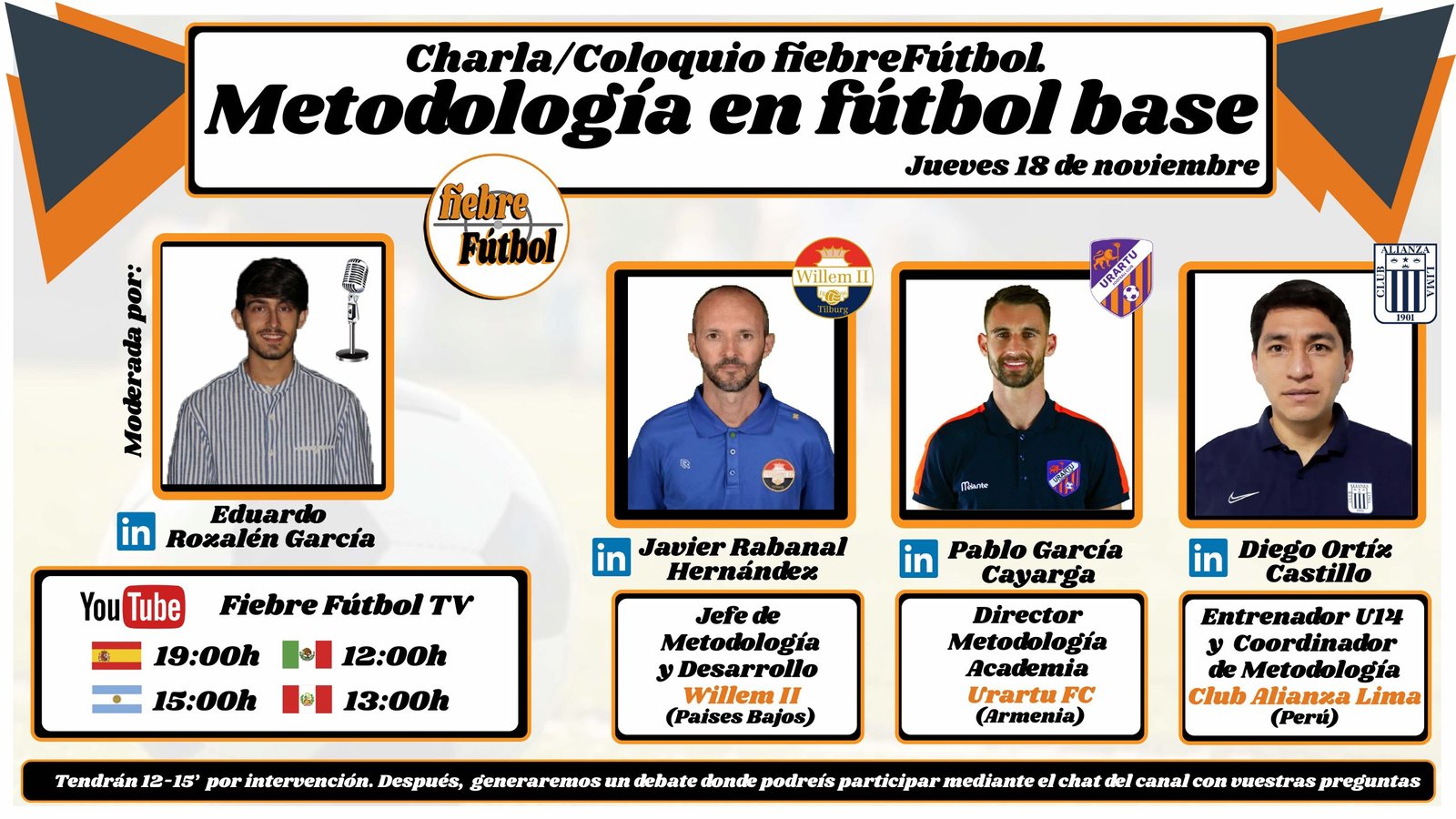 Charla / Coloquio Metodología en fútbol base II