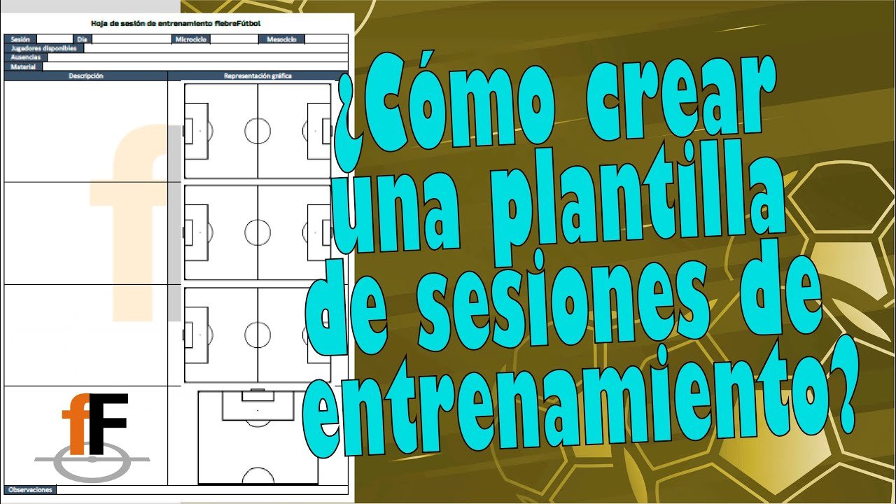 Plantilla de sesión de entrenamiento